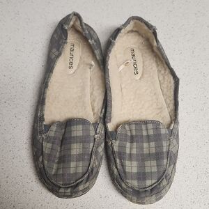 Maurices Plaid Slip-On Flats